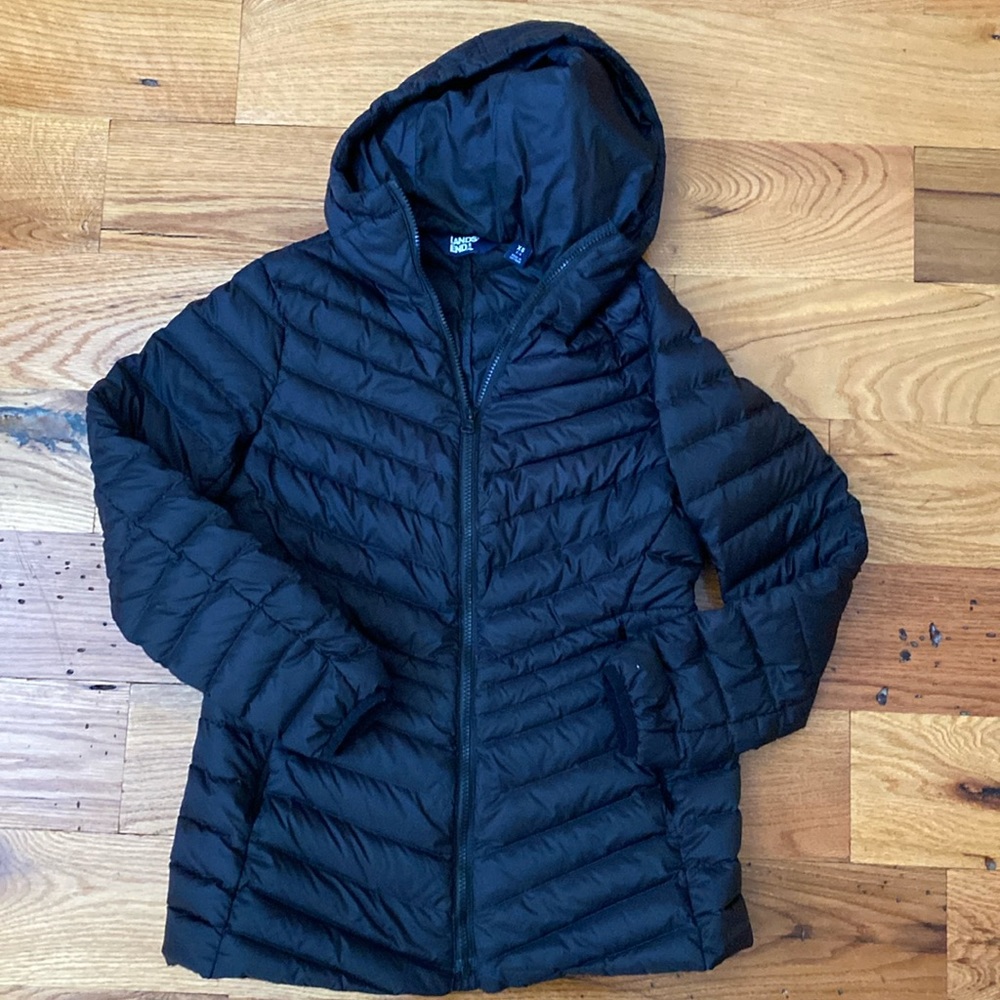 Lands End black puffer
